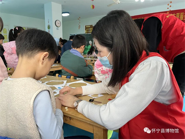 11月22日，怀宁县博物馆走进格林童话幼儿园开展志愿服务活动（4）