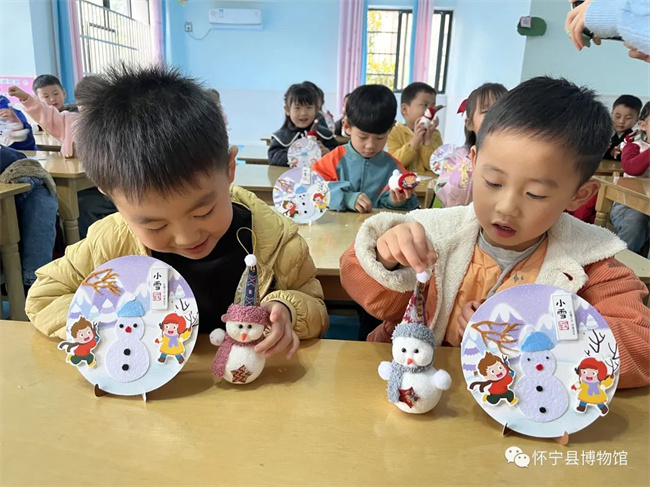 11月22日，怀宁县博物馆走进格林童话幼儿园开展志愿服务活动（6）